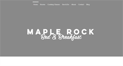 Desktop Screenshot of maplerockbandb.com