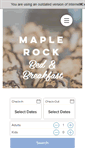 Mobile Screenshot of maplerockbandb.com
